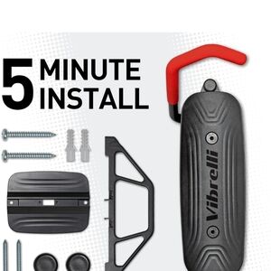 Vibrelli Bike Wall Mount with Red Hook